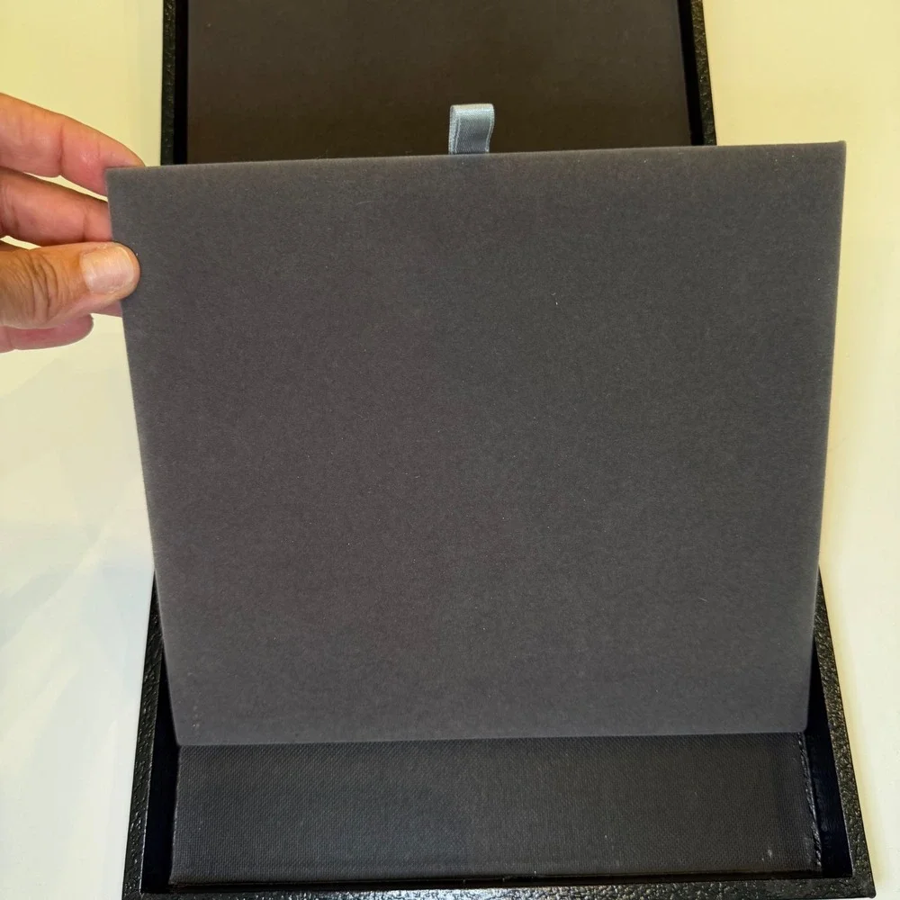 The Container Store Black Stackable Jewelry Tray Set 3pc Velvet Lined